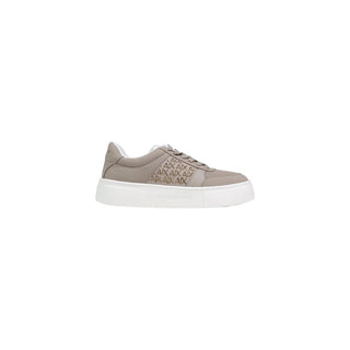 Brown Polyamide Athletic Sneakers