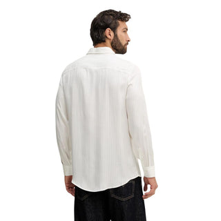 Bicolor Viscose Pattern Shirt