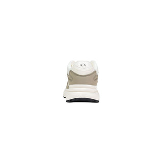 Green Polyester Athletic Sneakers