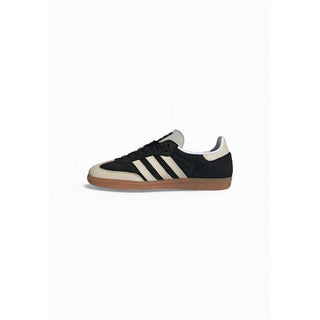 Black Leather Low Top Sneakers