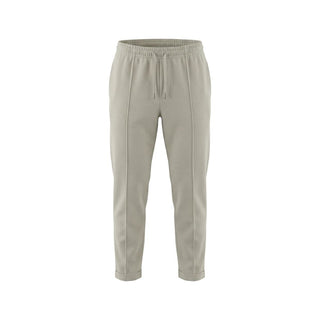 Beige Polyester Casual Pants