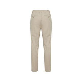Beige Lyocell Dress Pants