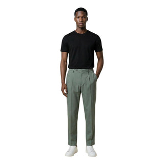 Green Lyocell Casual Pants