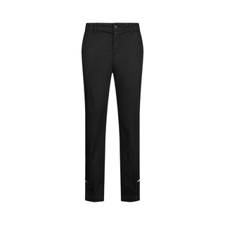 Black Cotton Chino Pants