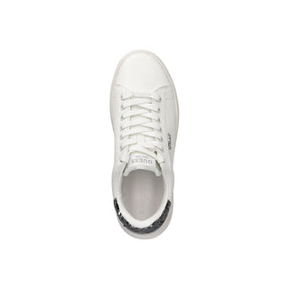 Silver Leather Sneakers