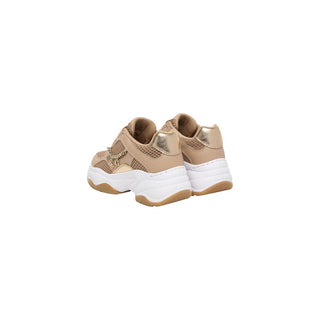 Beige Polyethylene Chunky Sneakers