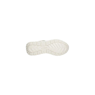 Gray Polyester Chunky Sneakers