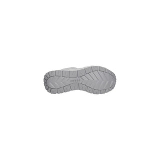 Silver Polyester Chunky Sneakers