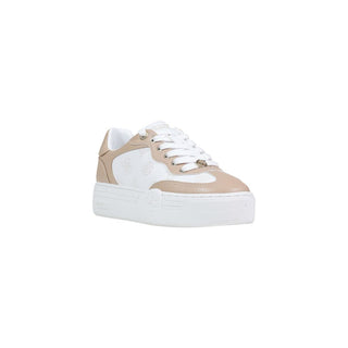 Beige Polyethylene Low Top Sneakers