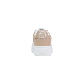 Beige Polyethylene Low Top Sneakers