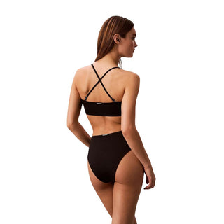Black Elastane Bikini