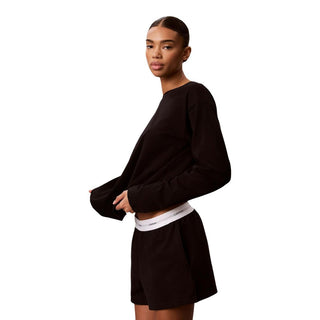 Black Cotton Set Sleepwear