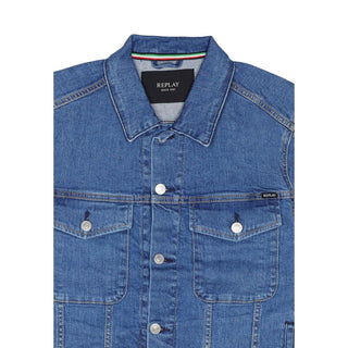 Blue Cotton Denim Jacket