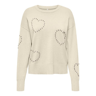 Cream Viscose Sweatshirt