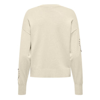 Cream Viscose Sweatshirt