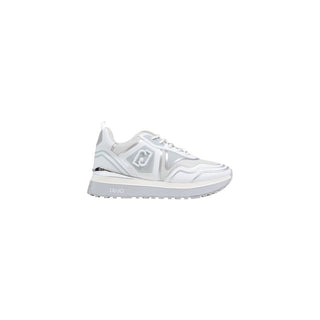 White Artificial Leather Chunky Sneakers