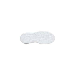 Black And White Polyethylene Low Top Sneakers
