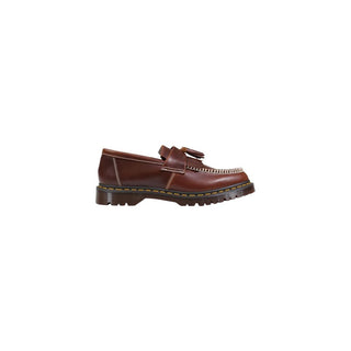Brown Leather Slip-On Loafers