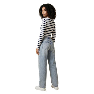 Blue Viscose Sweatshirt