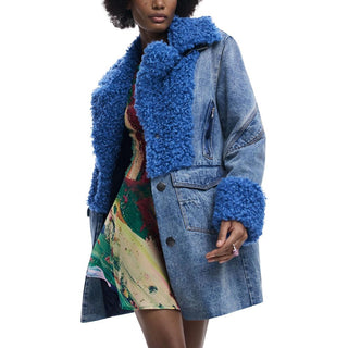Blue Cotton Coat