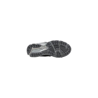 Silver Synthetic Athletic Sneakers