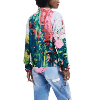 Red Marabou Sweatshirt