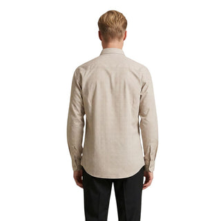 Beige Viscose Pattern Shirt