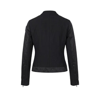 Black Polyamide Biker Jacket
