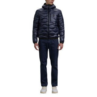Blue Polyamide Shell Jacket