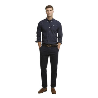Blue Cotton Dress Shirt