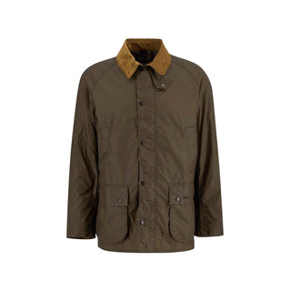 Green Cotton Full-Length Jacket