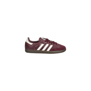 Bordeaux Leather Low Top Sneakers