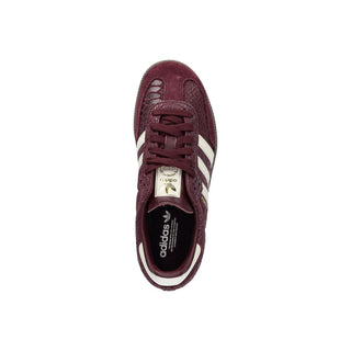 Bordeaux Leather Low Top Sneakers