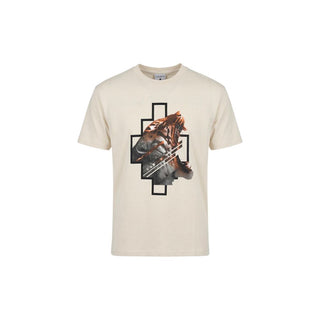Beige Cotton T-Shirt
