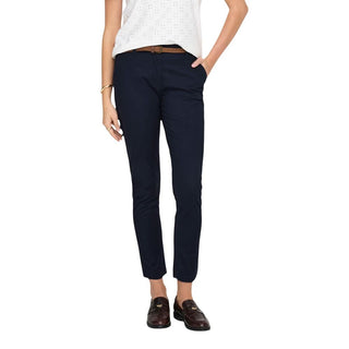 Blue Cotton Chino Pants