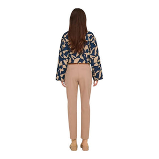 Beige Cotton Chino Pants
