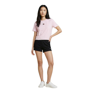 Black Recycled Cotton Short And Mini Shorts