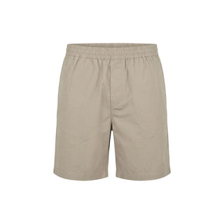 Beige Cotton Knee Length