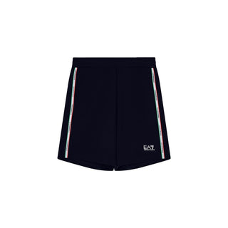 Blue Cotton Knee Length