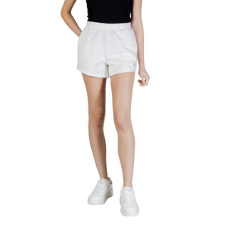 White Polyester Short And Mini Shorts
