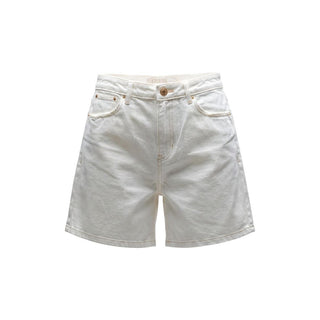 Cream Cotton Short And Mini Shorts