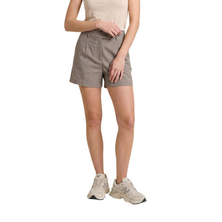 Beige Recycled Polyester Bermuda Shorts