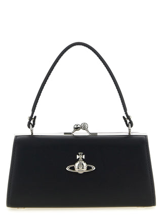 Black Polyester Handbag