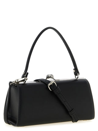 Black Polyester Handbag