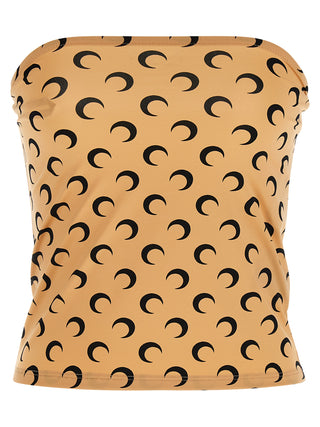 Beige Polyamide T-Shirt