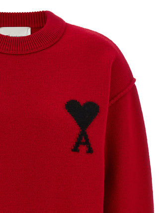 Red Wool Cardigan