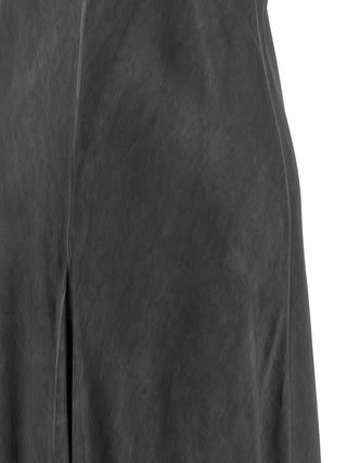 Black Viscose Long Dress