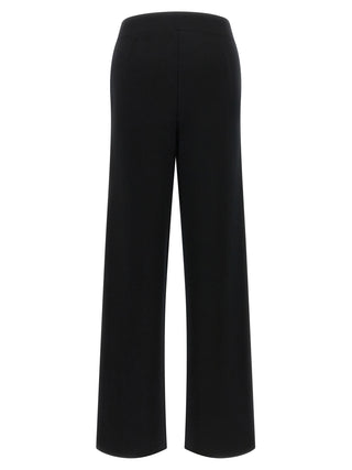 Black Wool Casual Pants