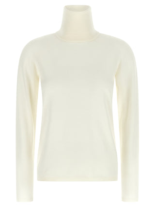 White Virgin Wool Cardigan