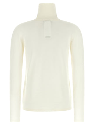 White Virgin Wool Cardigan